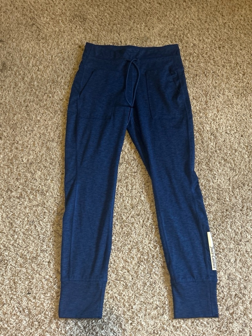 Juicy Couture Kids Navy Blue Jogger Sweatpants